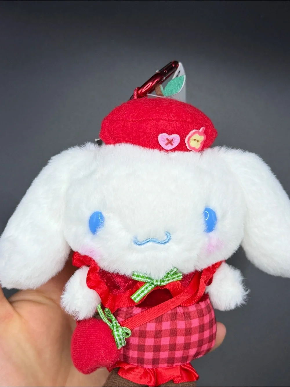 Sanrio the Autumn Apple Series Cinnamoroll plush/keychain cn36